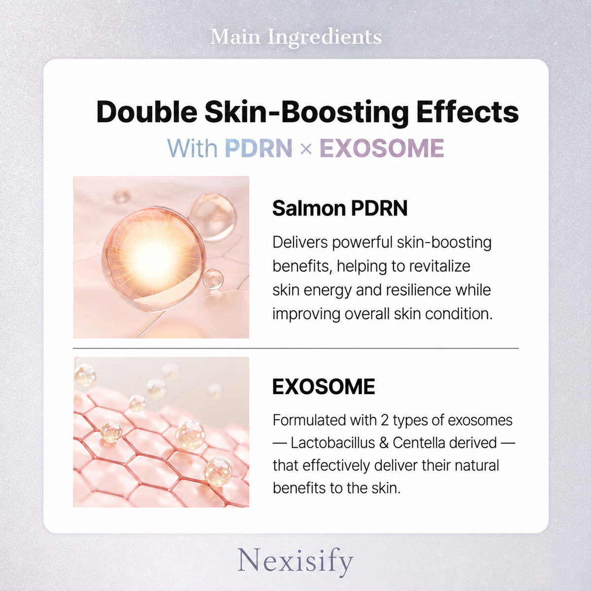 PDRN Exosome Overnight Glaze Peel-Off Mask Hydrate, smooth and reveal a fresh glazed-looking glow while you sleep.