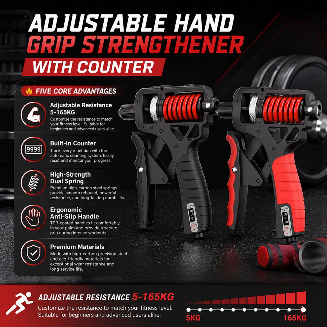 Smart Counting Hand Grip Strengthener