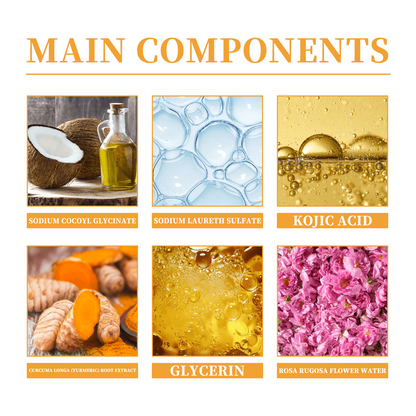 Turmeric Kojic Acid Cleanser – Brightening Acne Foam Cleanser