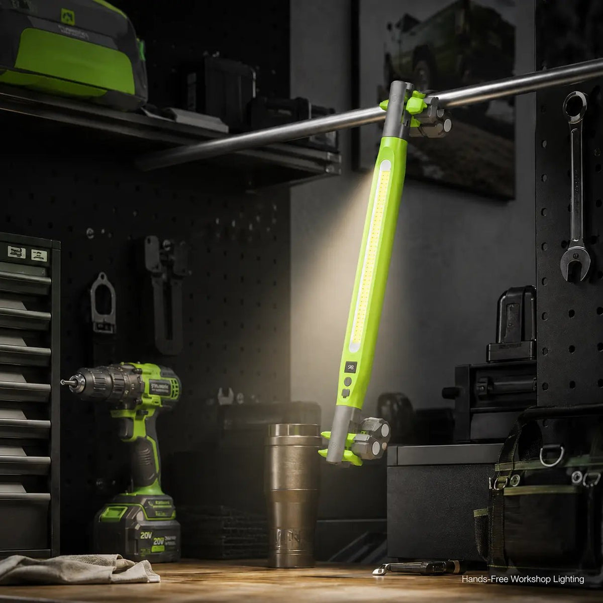 🔦 Rechargeable COB Work Light -【49% OFF】- ✨ Magnetic 360° Rotation Hands-Free Wide Area Illumination