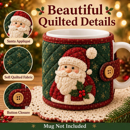 Free shipping Christmas Mug Cozy Sewing Kit – 6 Festive Appliqué Designs