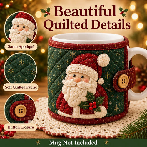 Free shipping Christmas Mug Cozy Sewing Kit – 6 Festive Appliqué Designs