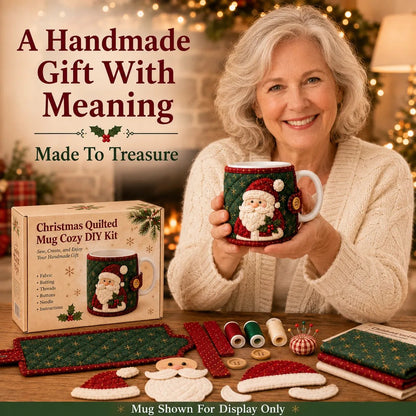 Free shipping Christmas Mug Cozy Sewing Kit – 6 Festive Appliqué Designs