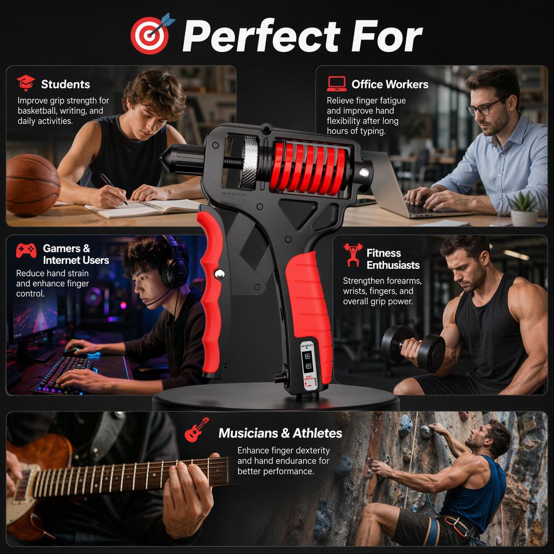 Smart Counting Hand Grip Strengthener