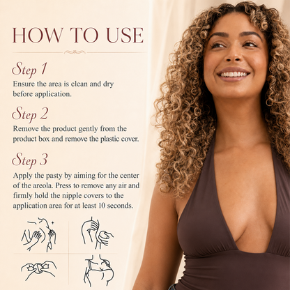 LOVILDS Seamless Sticky Nipple Covers for Women