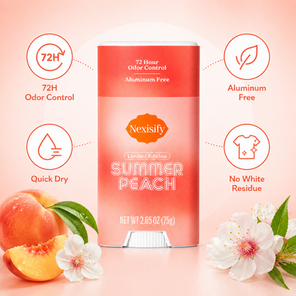 Nexisify Summer Peach Deodorant – Freshness & Gentle Underarm Care