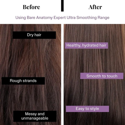 Ultra Smoothing Hair Serum – Reduce Frizz & Deep Hydration | Niacinamide + Carbohydrate Complex for Silky, Smooth Hair | Vegan, SLS & Paraben-Free