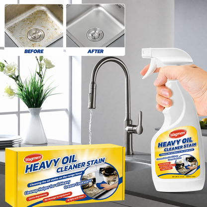 Wagmere Multi-Purpose Cleaner- Effective Multi-Purpose Cleaner with Spray Nozzle Spray & Towel for Kitchen, Household, Oven, Stove, Range Hood, Sink