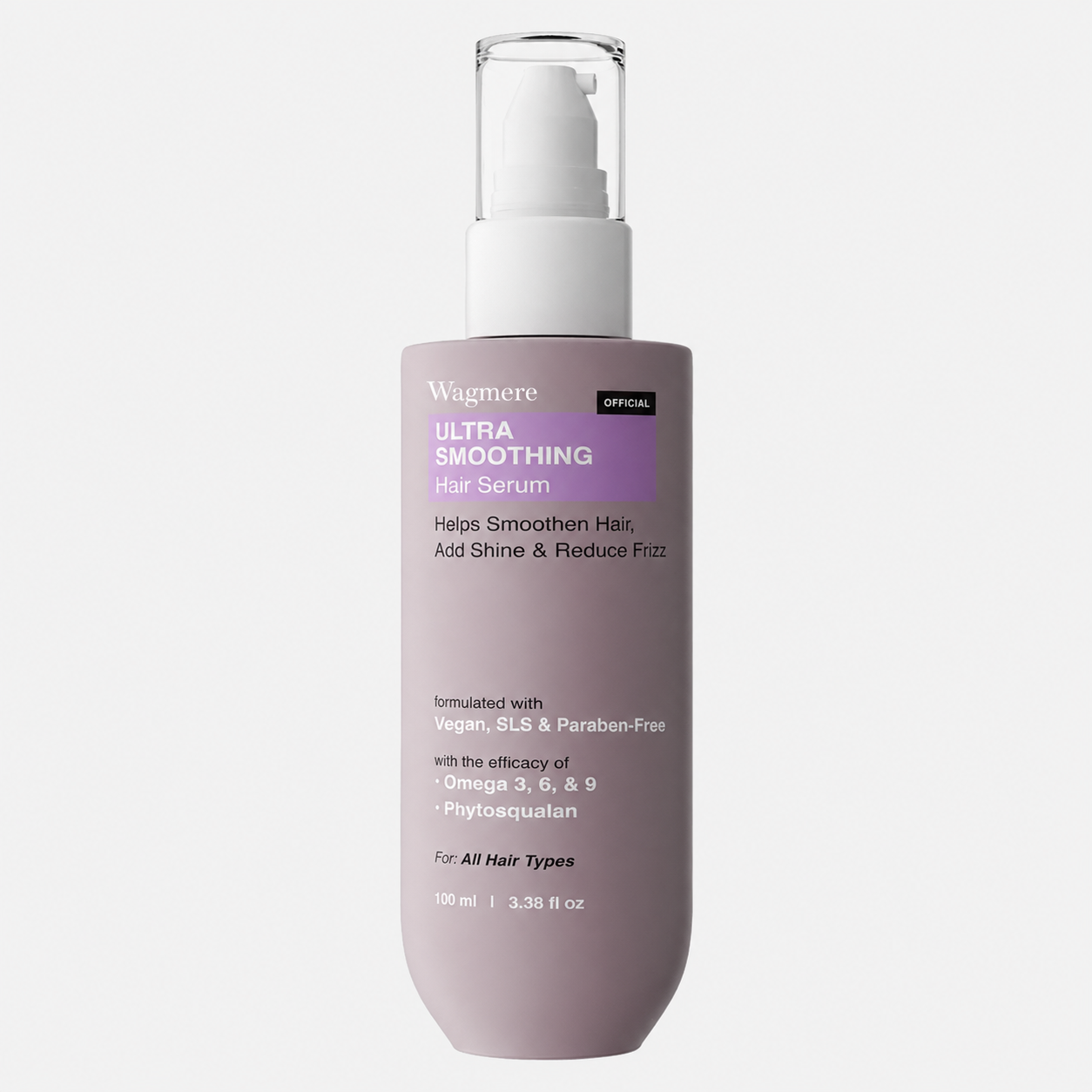 Ultra Smoothing Hair Serum – Reduce Frizz & Deep Hydration | Niacinamide + Carbohydrate Complex for Silky, Smooth Hair | Vegan, SLS & Paraben-Free