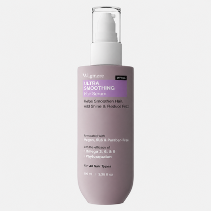Ultra Smoothing Hair Serum – Reduce Frizz & Deep Hydration | Niacinamide + Carbohydrate Complex for Silky, Smooth Hair | Vegan, SLS & Paraben-Free
