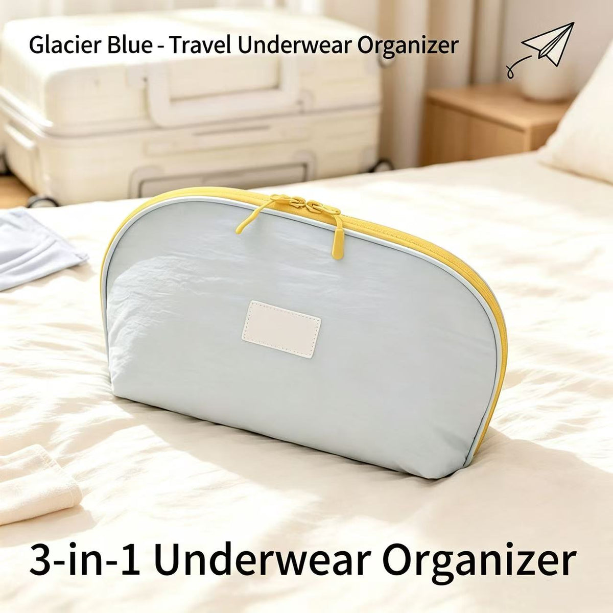 3-in-1 Travel Underwear Storage Bag