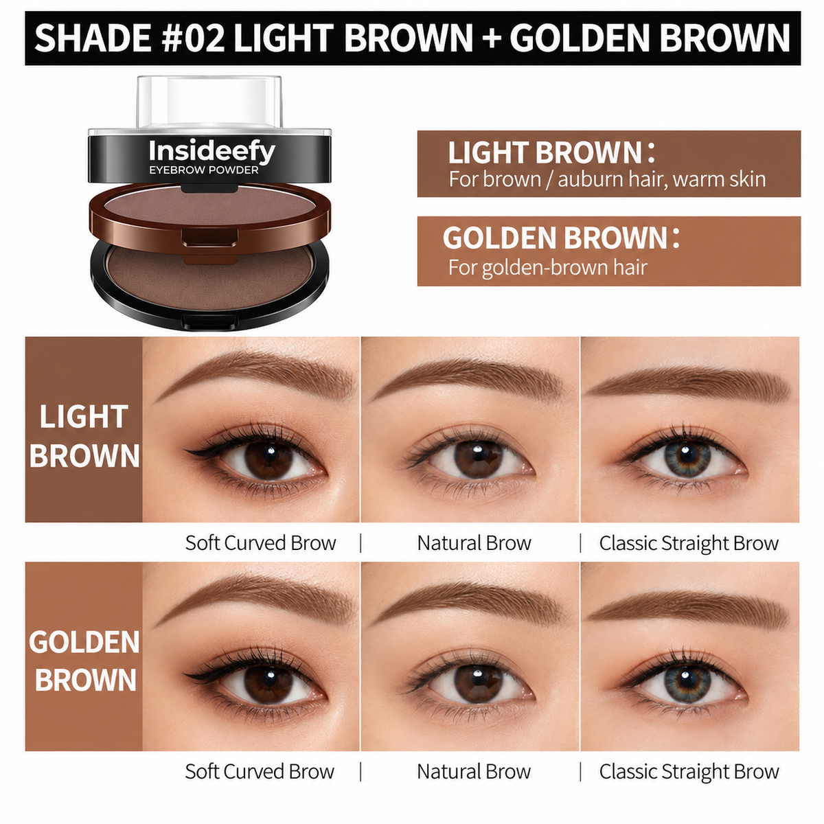 🔥 LAST DAY: BUY 1 GET 1 FREE 🌸 2-Color Waterproof Brow Stamp Kit for Quick, Natural-Looking Brows