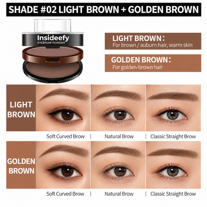 🔥 LAST DAY: BUY 1 GET 1 FREE 🌸 2-Color Waterproof Brow Stamp Kit for Quick, Natural-Looking Brows