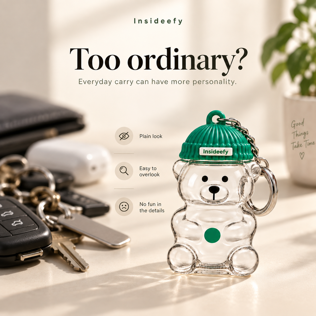 Insideefy Bearista Miniature Keychain – Limited Edition