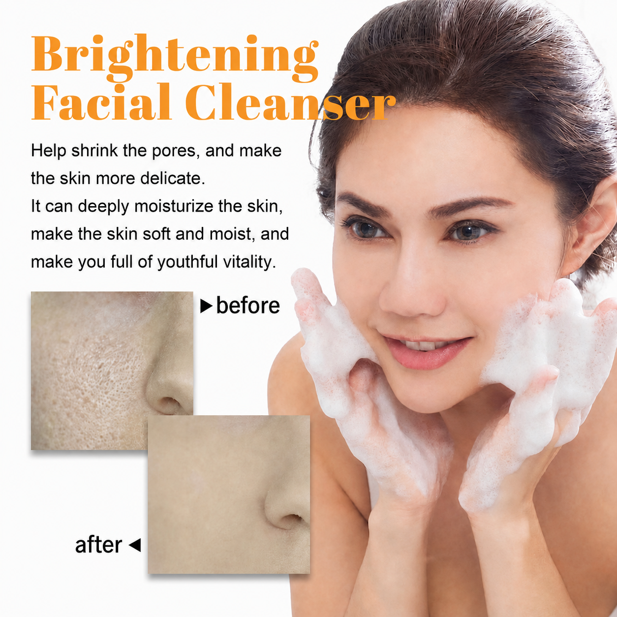 Turmeric Kojic Acid Cleanser – Brightening Acne Foam Cleanser
