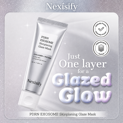 PDRN Exosome Overnight Glaze Peel-Off Mask  Hydrate, smooth and reveal a fresh glazed-looking glow while you sleep.