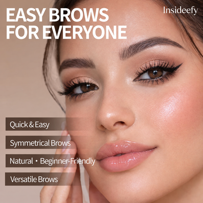 🔥 LAST DAY: BUY 1 GET 1 FREE 🌸 2-Color Waterproof Brow Stamp Kit for Quick, Natural-Looking Brows