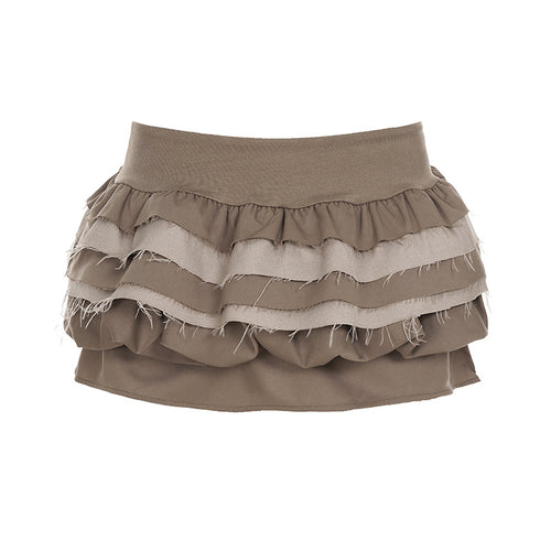 Retro flower bud slim fit lace skirt