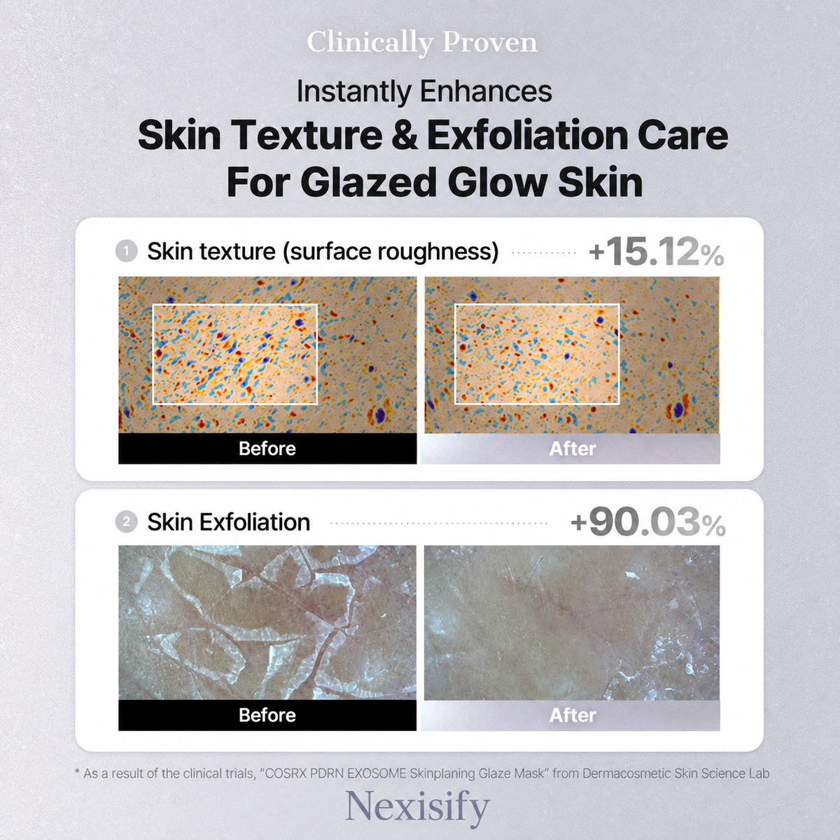 PDRN Exosome Overnight Glaze Peel-Off Mask  Hydrate, smooth and reveal a fresh glazed-looking glow while you sleep.