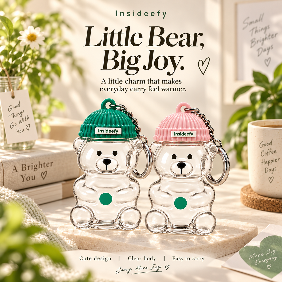 Insideefy Bearista Miniature Keychain – Limited Edition