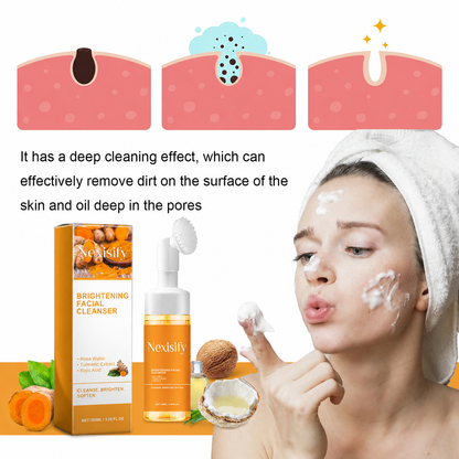 Turmeric Kojic Acid Cleanser – Brightening Acne Foam Cleanser