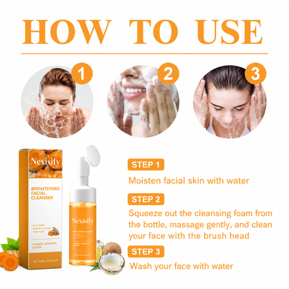 Turmeric Kojic Acid Cleanser – Brightening Acne Foam Cleanser