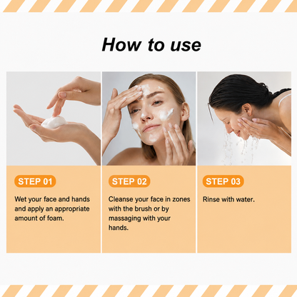 Turmeric Kojic Acid Cleanser – Brightening Acne Foam Cleanser