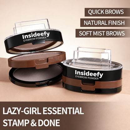 🔥 LAST DAY: BUY 1 GET 1 FREE 🌸 2-Color Waterproof Brow Stamp Kit for Quick, Natural-Looking Brows