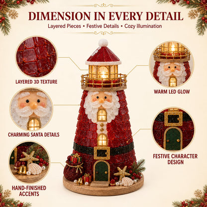 🎄Beginner-Friendly DIY Lighted Christmas Character Sea Glass-Style Lighthouse Kit Collection | Complete Kit with Sea Glass-Style Pieces💕